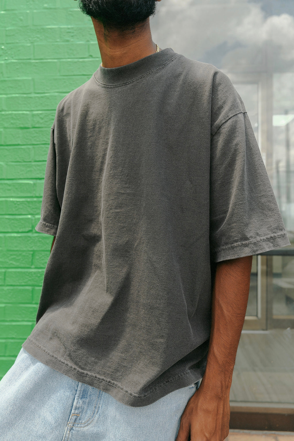 Garment Dye Drop T-Shirt Shirt