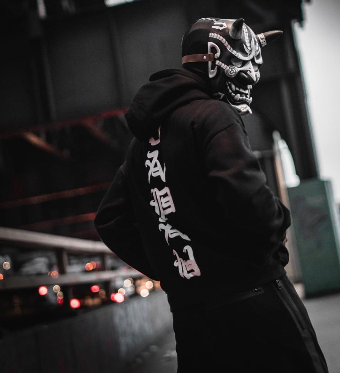 Black Japanese Rid Evil Hoodie