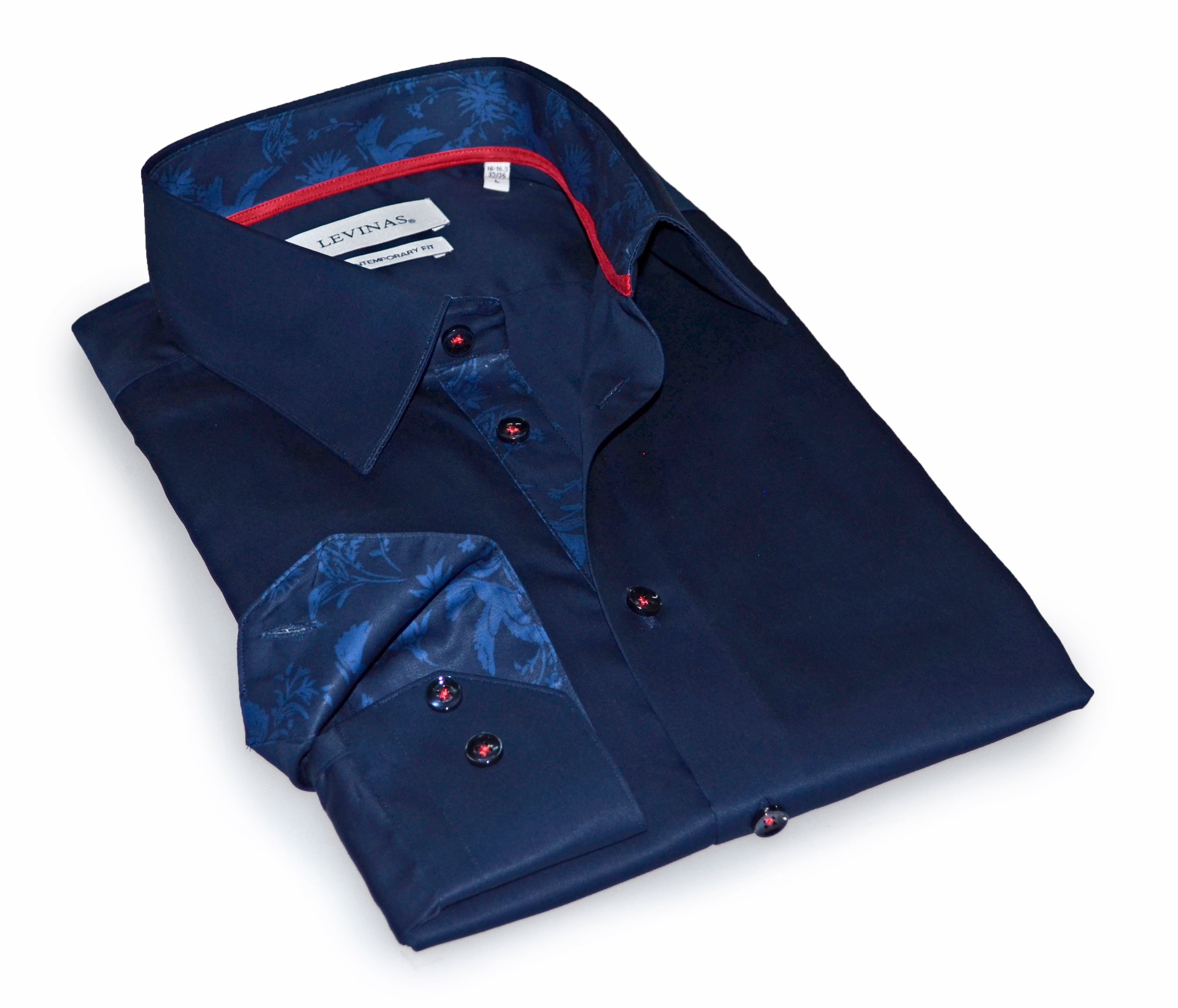 Geo Button-Up Shirt • Navy