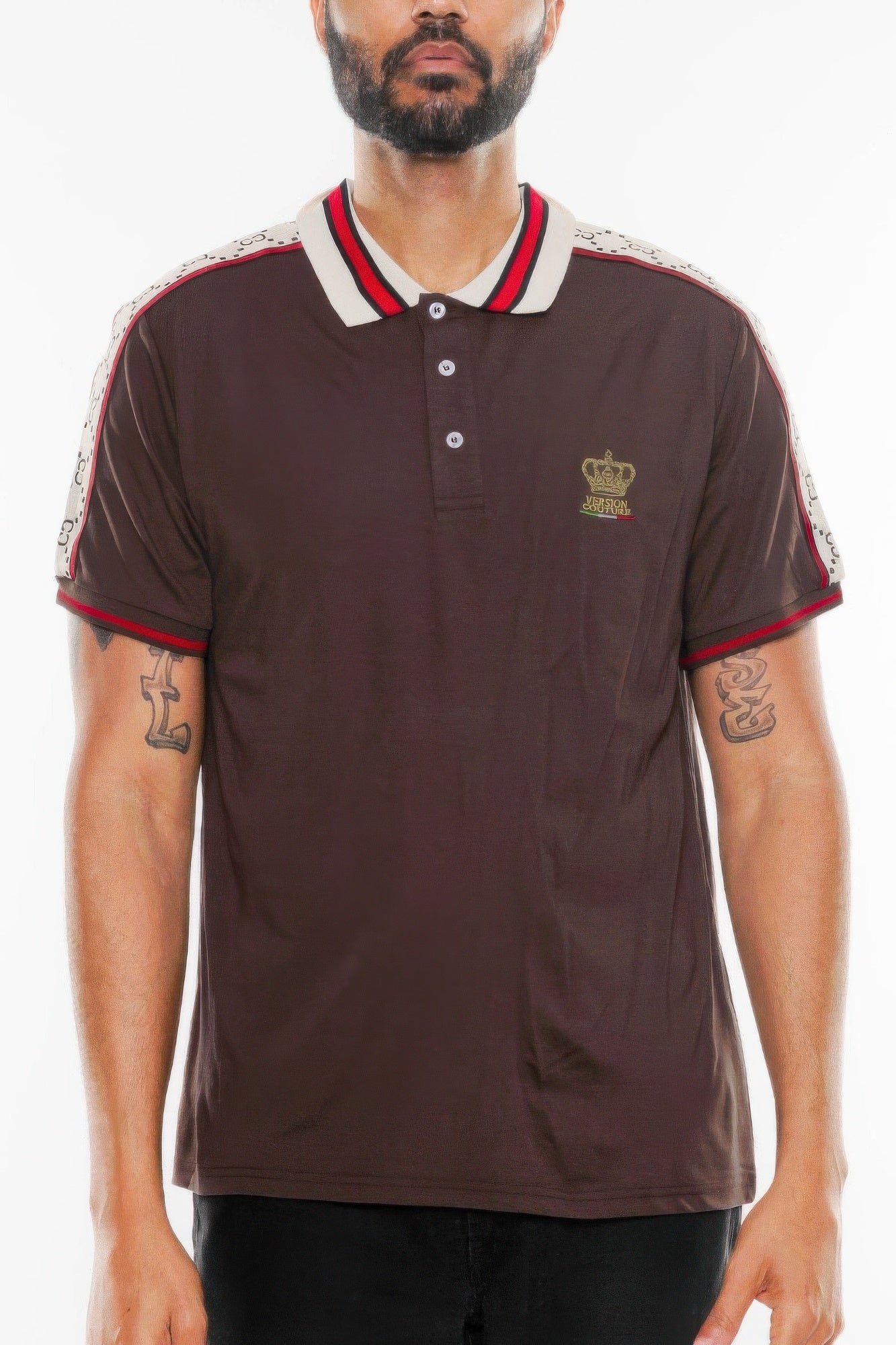 Couture Polo Button Down Shirt
